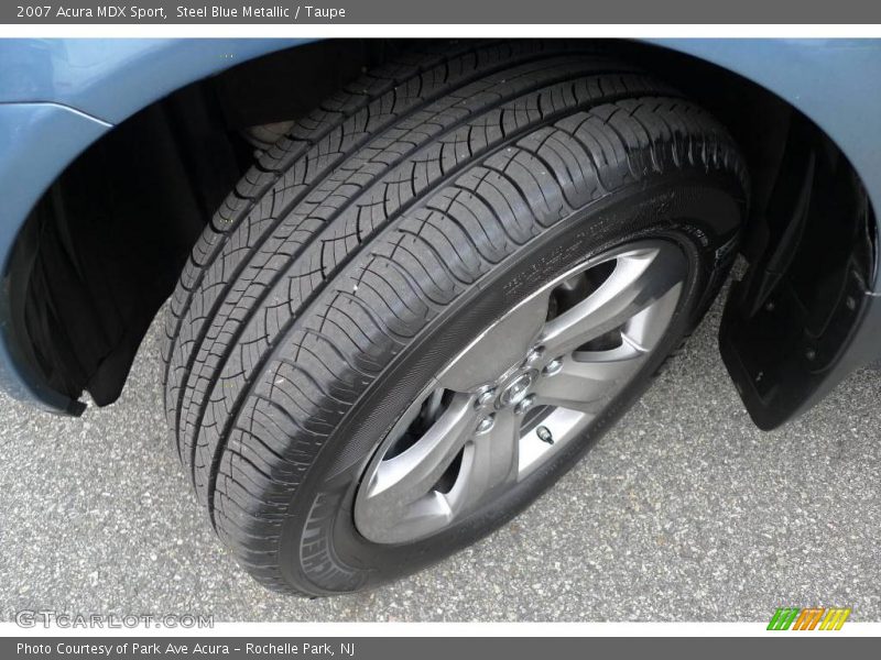 Steel Blue Metallic / Taupe 2007 Acura MDX Sport
