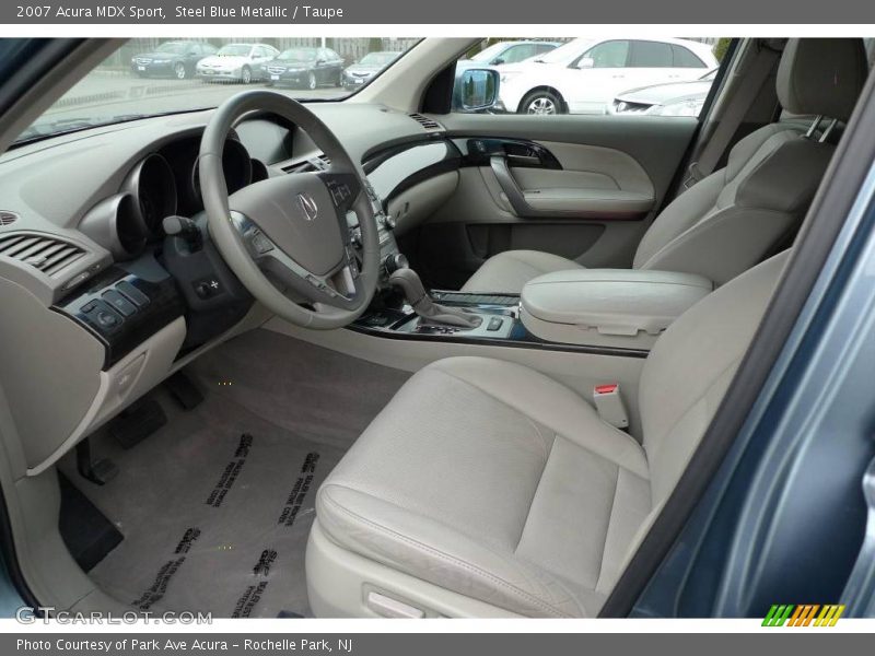Steel Blue Metallic / Taupe 2007 Acura MDX Sport
