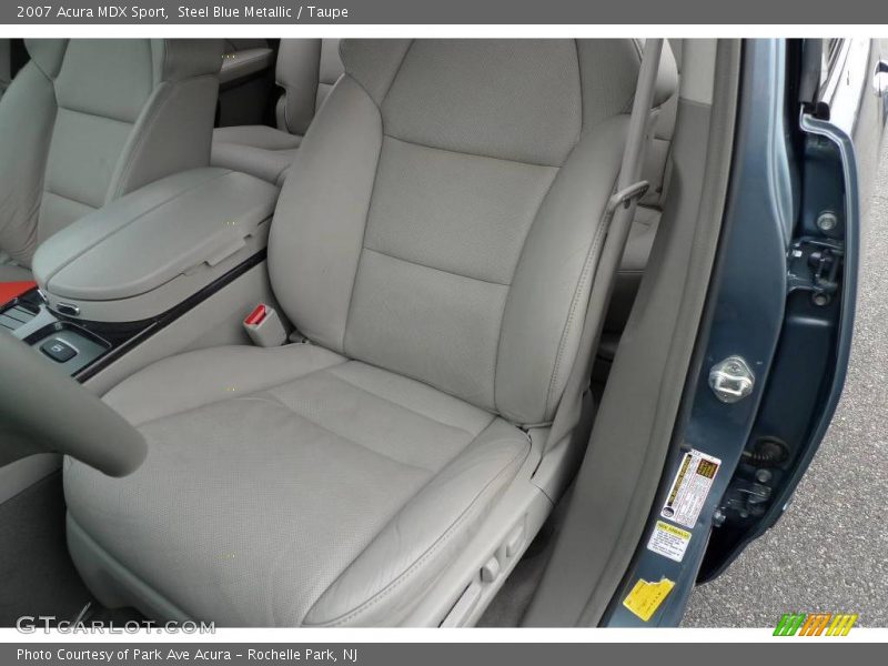 Steel Blue Metallic / Taupe 2007 Acura MDX Sport