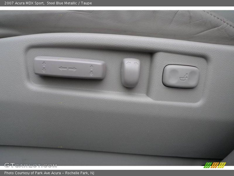 Steel Blue Metallic / Taupe 2007 Acura MDX Sport