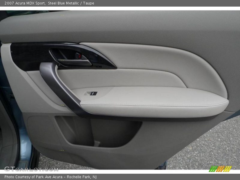 Steel Blue Metallic / Taupe 2007 Acura MDX Sport