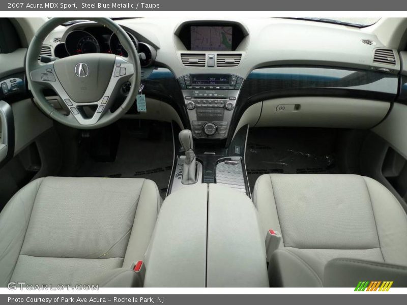 Steel Blue Metallic / Taupe 2007 Acura MDX Sport