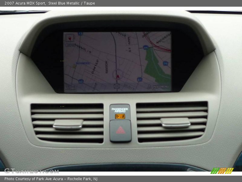 Steel Blue Metallic / Taupe 2007 Acura MDX Sport