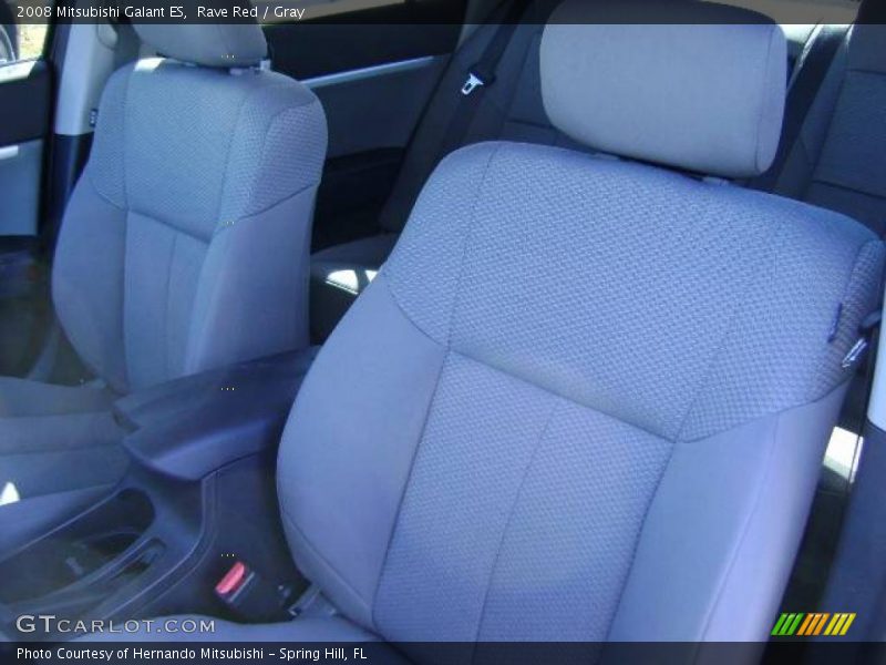 Rave Red / Gray 2008 Mitsubishi Galant ES