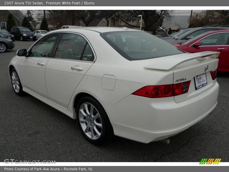 Premium White Pearl / Ebony 2007 Acura TSX Sedan