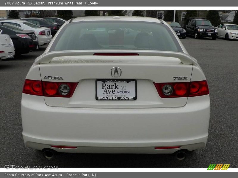 Premium White Pearl / Ebony 2007 Acura TSX Sedan