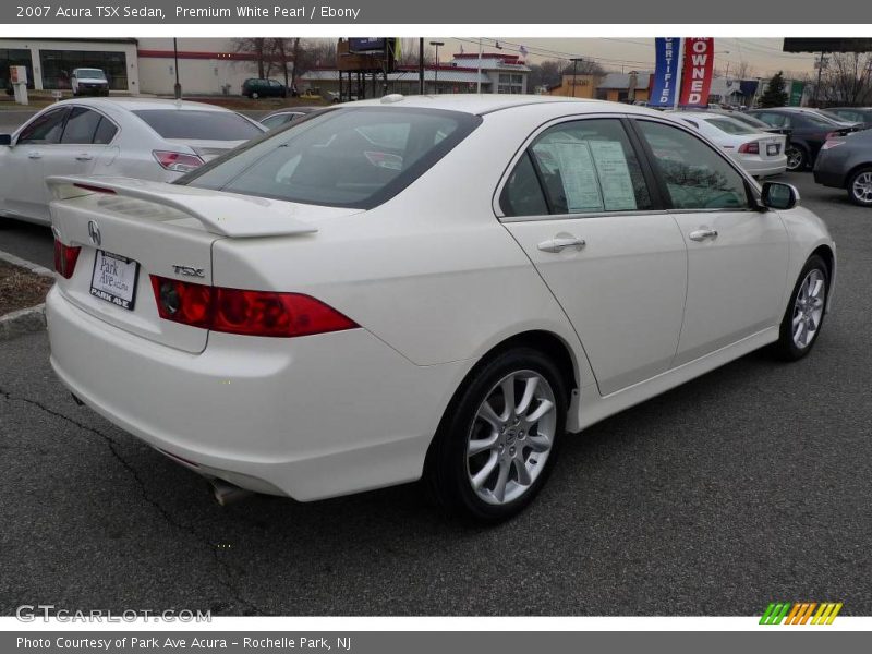 Premium White Pearl / Ebony 2007 Acura TSX Sedan