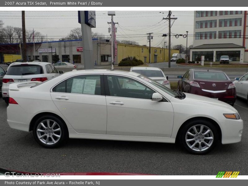 Premium White Pearl / Ebony 2007 Acura TSX Sedan