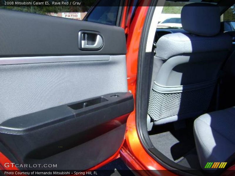 Rave Red / Gray 2008 Mitsubishi Galant ES