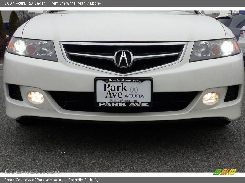 Premium White Pearl / Ebony 2007 Acura TSX Sedan