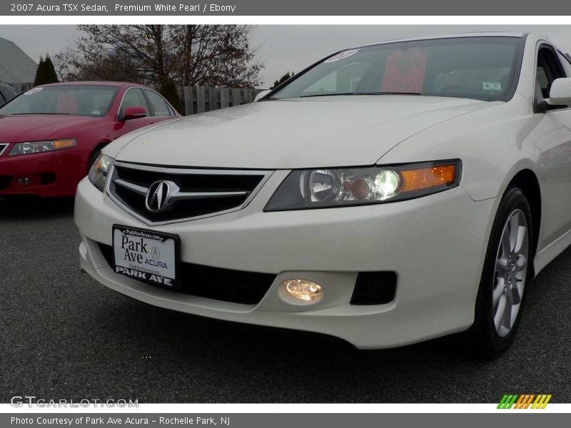 Premium White Pearl / Ebony 2007 Acura TSX Sedan