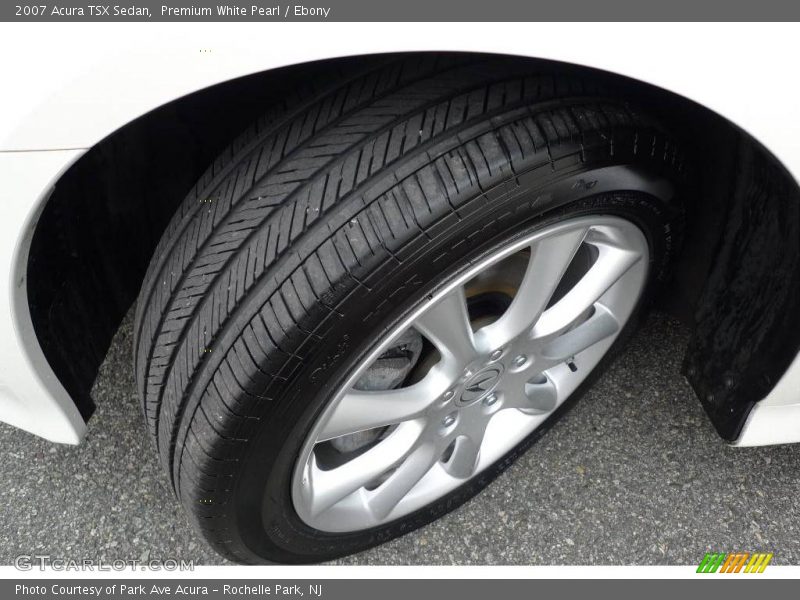 Premium White Pearl / Ebony 2007 Acura TSX Sedan