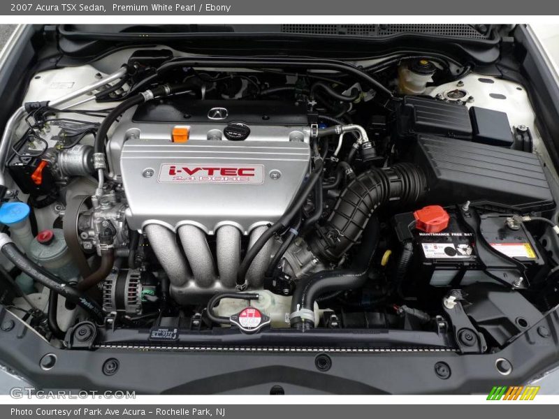 Premium White Pearl / Ebony 2007 Acura TSX Sedan