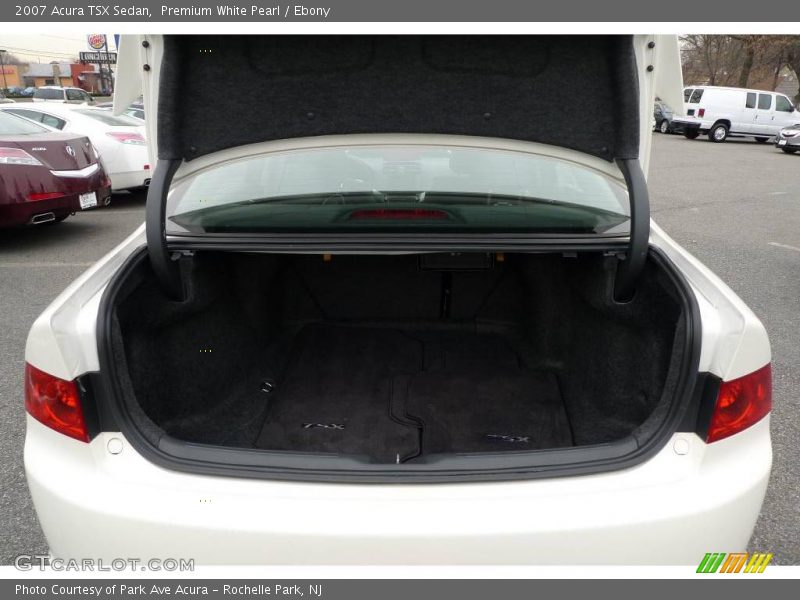 Premium White Pearl / Ebony 2007 Acura TSX Sedan