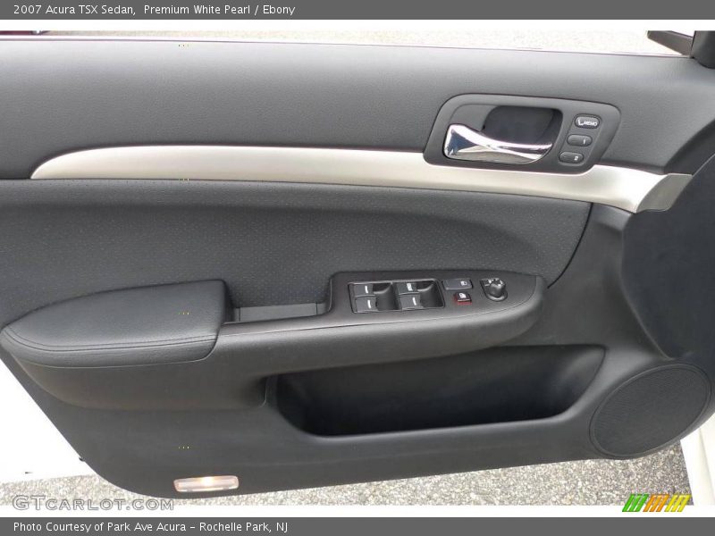 Premium White Pearl / Ebony 2007 Acura TSX Sedan