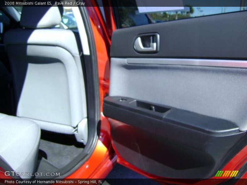 Rave Red / Gray 2008 Mitsubishi Galant ES