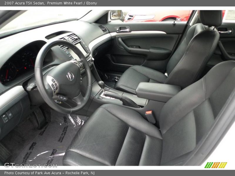 Premium White Pearl / Ebony 2007 Acura TSX Sedan