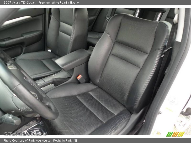Premium White Pearl / Ebony 2007 Acura TSX Sedan