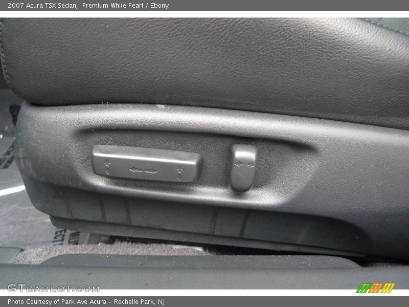 Premium White Pearl / Ebony 2007 Acura TSX Sedan