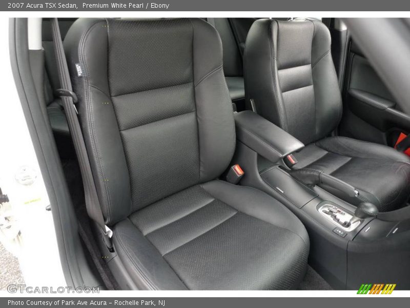 Premium White Pearl / Ebony 2007 Acura TSX Sedan