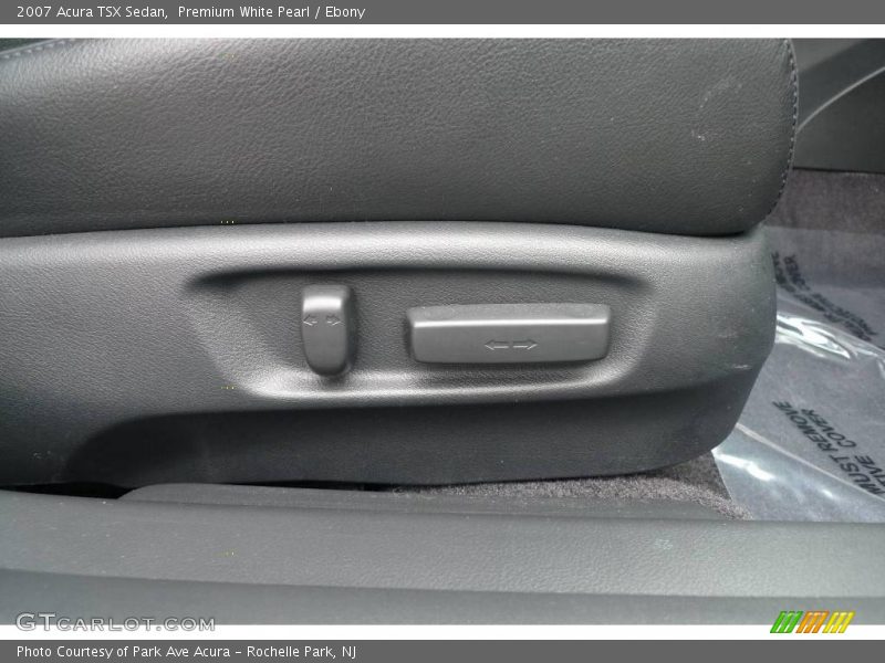 Premium White Pearl / Ebony 2007 Acura TSX Sedan