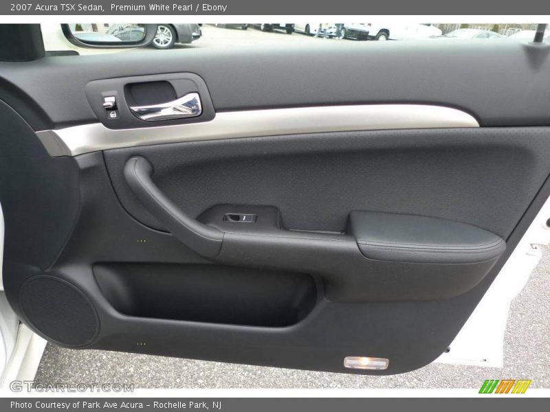 Premium White Pearl / Ebony 2007 Acura TSX Sedan