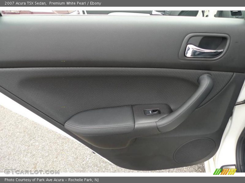 Premium White Pearl / Ebony 2007 Acura TSX Sedan