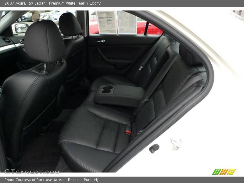 Premium White Pearl / Ebony 2007 Acura TSX Sedan