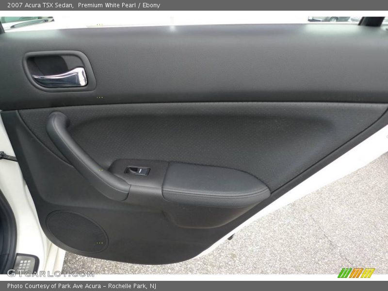 Premium White Pearl / Ebony 2007 Acura TSX Sedan