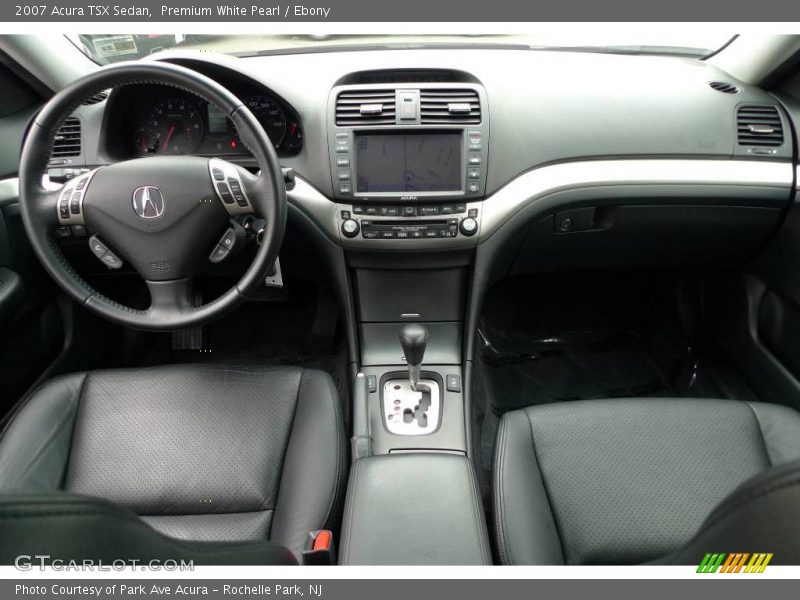Premium White Pearl / Ebony 2007 Acura TSX Sedan
