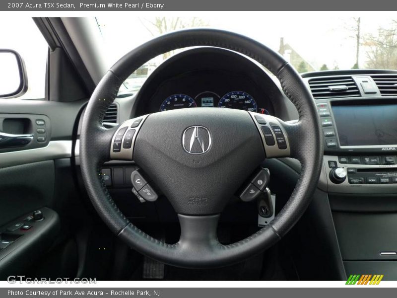 Premium White Pearl / Ebony 2007 Acura TSX Sedan