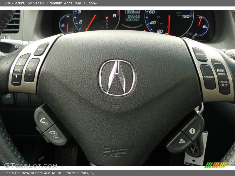 Premium White Pearl / Ebony 2007 Acura TSX Sedan
