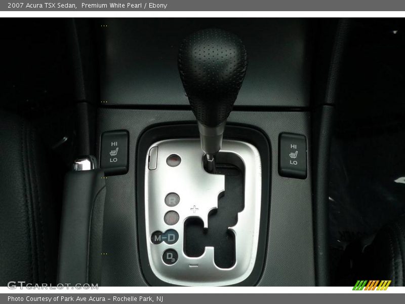 Premium White Pearl / Ebony 2007 Acura TSX Sedan