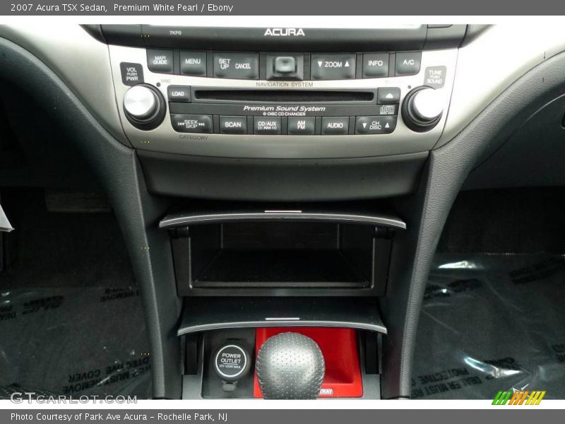 Premium White Pearl / Ebony 2007 Acura TSX Sedan