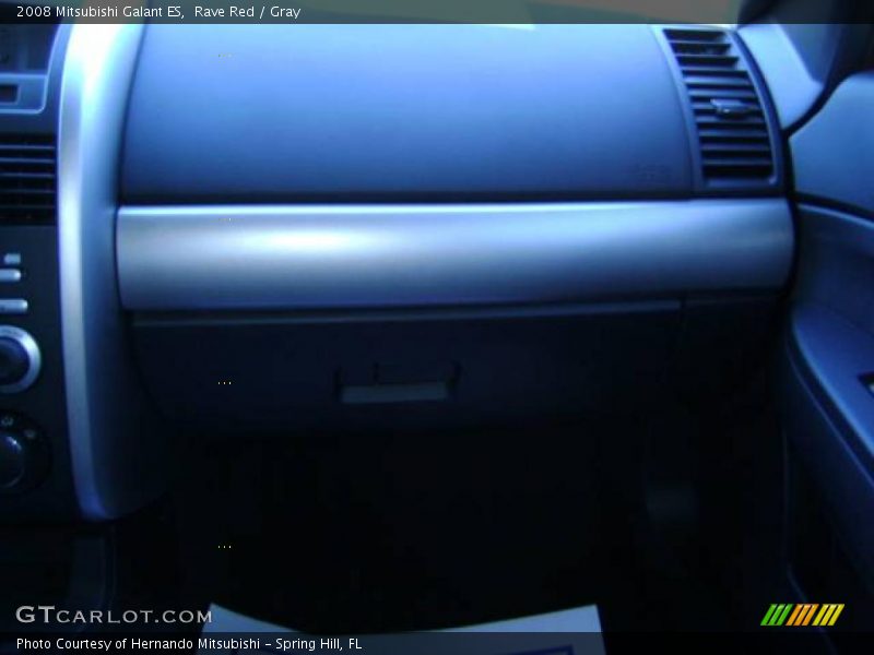 Rave Red / Gray 2008 Mitsubishi Galant ES