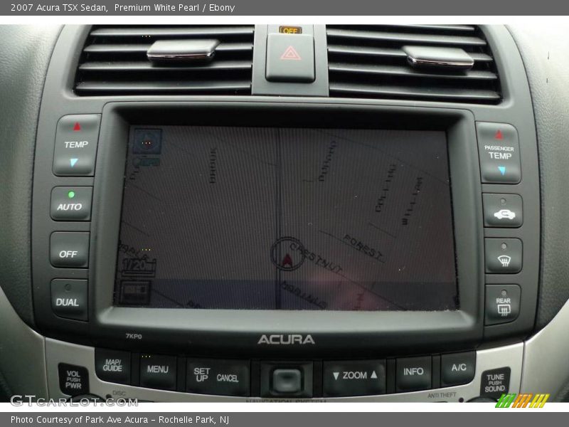 Premium White Pearl / Ebony 2007 Acura TSX Sedan