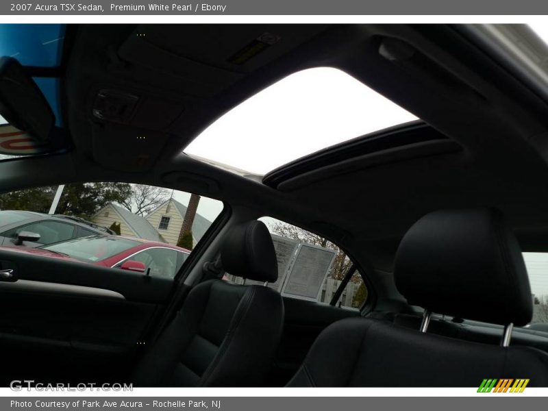 Premium White Pearl / Ebony 2007 Acura TSX Sedan