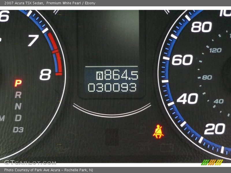 Premium White Pearl / Ebony 2007 Acura TSX Sedan