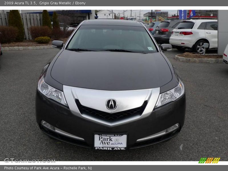 Grigio Gray Metallic / Ebony 2009 Acura TL 3.5