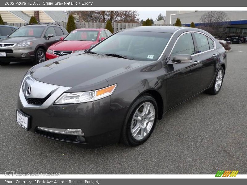 Grigio Gray Metallic / Ebony 2009 Acura TL 3.5