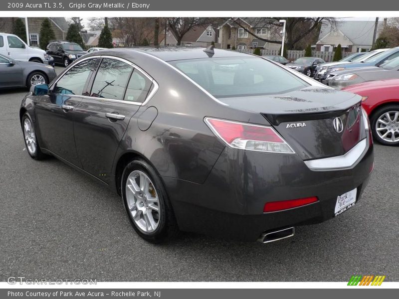 Grigio Gray Metallic / Ebony 2009 Acura TL 3.5