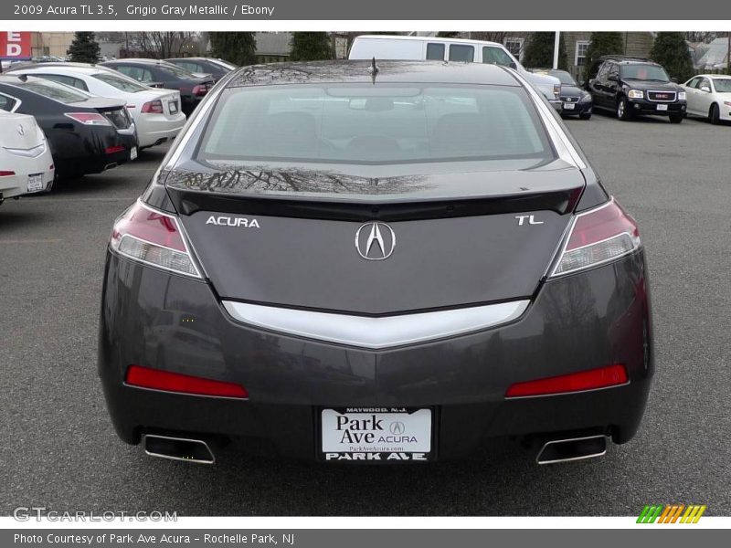 Grigio Gray Metallic / Ebony 2009 Acura TL 3.5