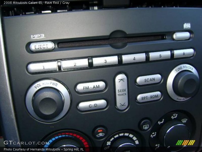 Rave Red / Gray 2008 Mitsubishi Galant ES