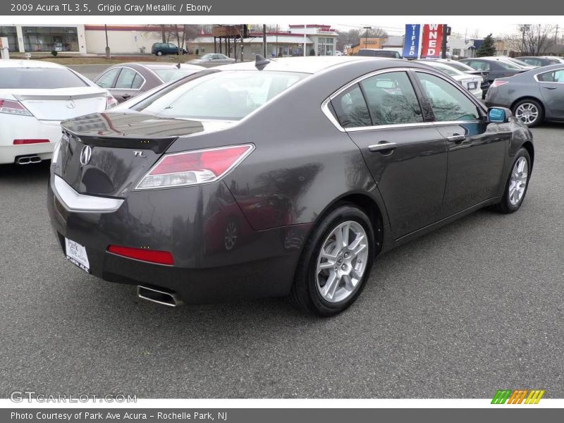 Grigio Gray Metallic / Ebony 2009 Acura TL 3.5