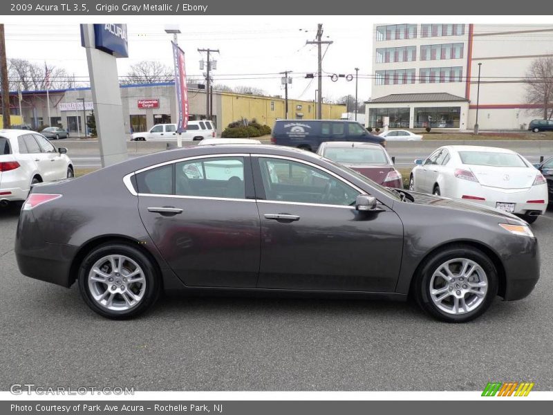 Grigio Gray Metallic / Ebony 2009 Acura TL 3.5