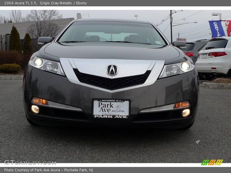Grigio Gray Metallic / Ebony 2009 Acura TL 3.5