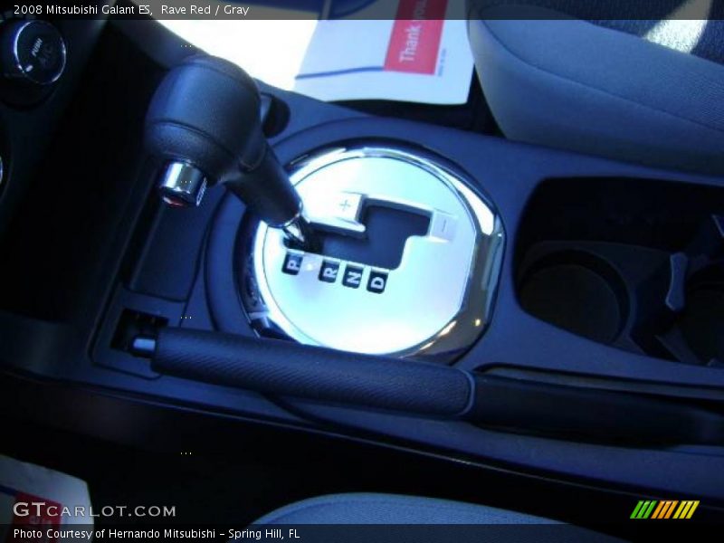 Rave Red / Gray 2008 Mitsubishi Galant ES