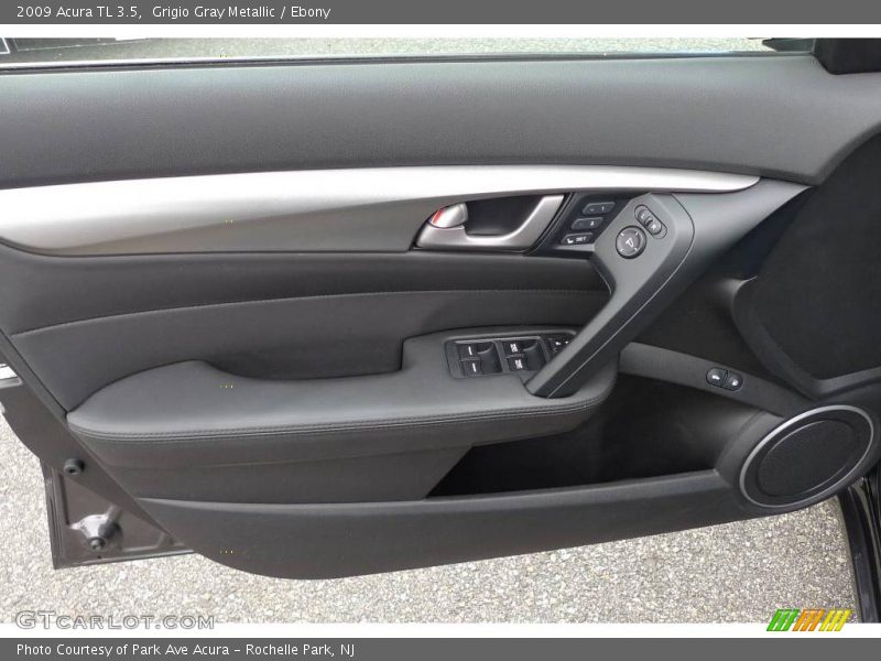 Grigio Gray Metallic / Ebony 2009 Acura TL 3.5