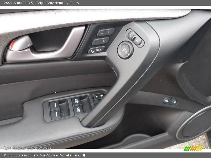 Grigio Gray Metallic / Ebony 2009 Acura TL 3.5