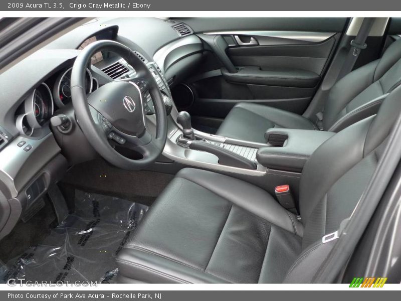 Grigio Gray Metallic / Ebony 2009 Acura TL 3.5